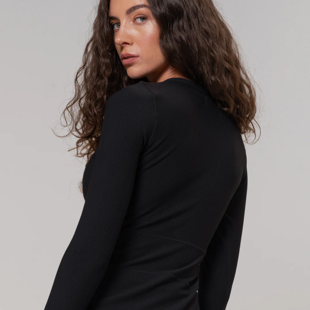 RibTech* Courtside Long Sleeve Dress - Image 27