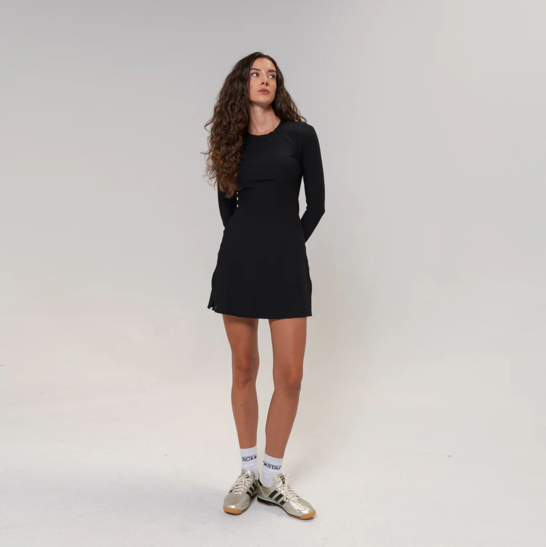 RibTech* Courtside Long Sleeve Dress - Image 28