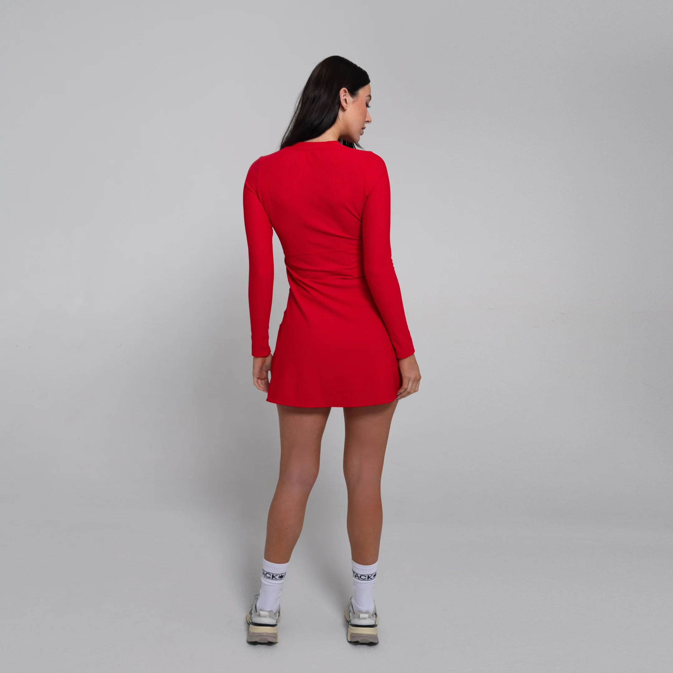 RibTech* Courtside Long Sleeve Dress - Image 32